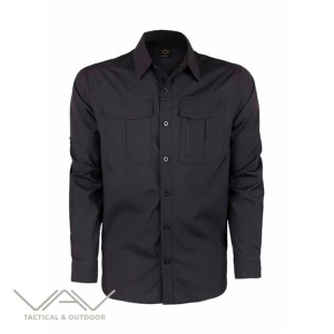 VAV Uzun Kol Gömlek Tacflex-02 Siyah XL