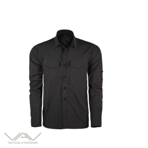 VAV Uzun Kol Gömlek Tacflex-01 Siyah XXL