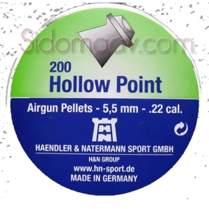 Hollow Point Pellet 22 Cal. 5,5mm Pelet