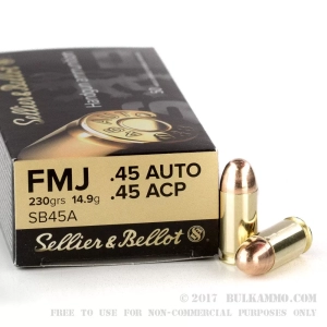 Sellier Bellot 45 Acp Mermi