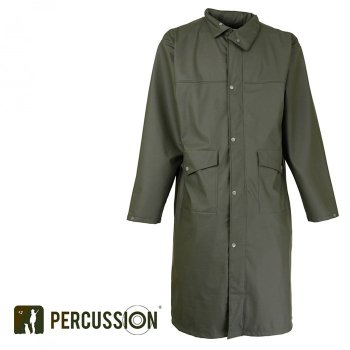D. PERCUSSION Treesco Manteau Long Coat Haki XL