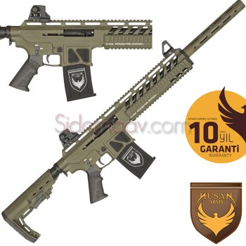 Husan Arms Metal Force 20 Kalibre Şarjörlü Haki Av Tüfeği