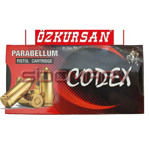 Özkursan Codex Parabellum 9mm Tabanca Mermisi